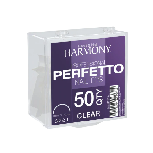 Perfetto Nail Tips - Clear Size 2