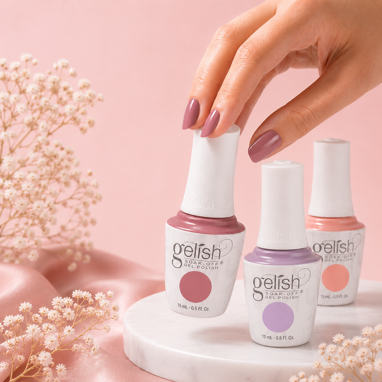 gelish soak off gel polish