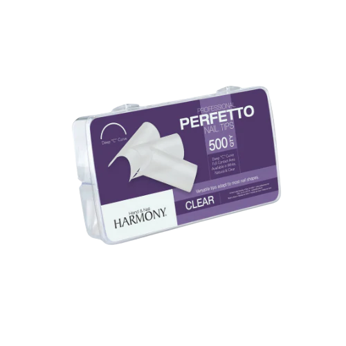 Perfetto Nail Tips - Clear 500CT