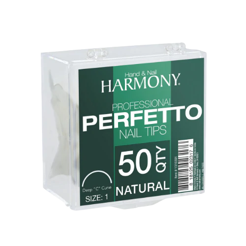 Perfetto Nail Tips - Natural Size 10